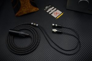 Dan Clark Audio Headphone Cable - DCA Headphone Cable - Mr Speakers Headphone Cable - Top VIew