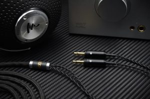 Focal Headphone Cable - Dual 3.5mm Headphone Cable - Focal Clear Headphone Cable - Connectors - Close