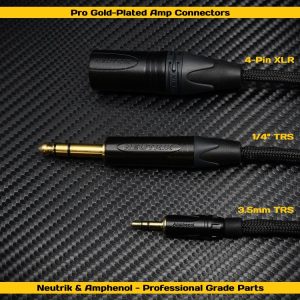 Audiophile Ninja - Amplifier Connectors - Professional Grade Neutrik and Amphenol Plugs