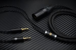 Vanish Dual 3.5mm Headphone Cable - Hifiman Headphone Cable - Focal Headphone Cable - ETA Headphone Cable - Close Up